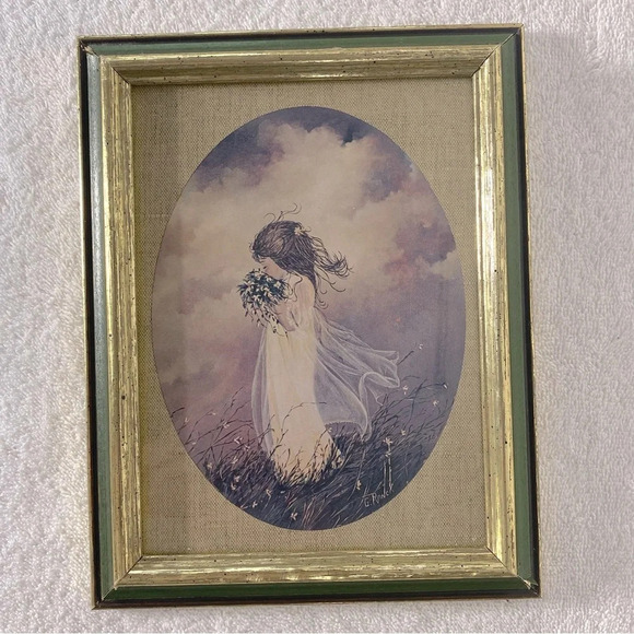 Vintage G. Ranck Framed Set Of “Young Love” Pictures Art Set Of 5 - Picture 5 of 16